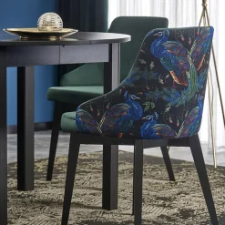 Garnero Arredamenti Tavoli Rotondi|Tavoli Da Pranzo-Tavolo allungabile rotondo 102/142cm moderno nero Caienna