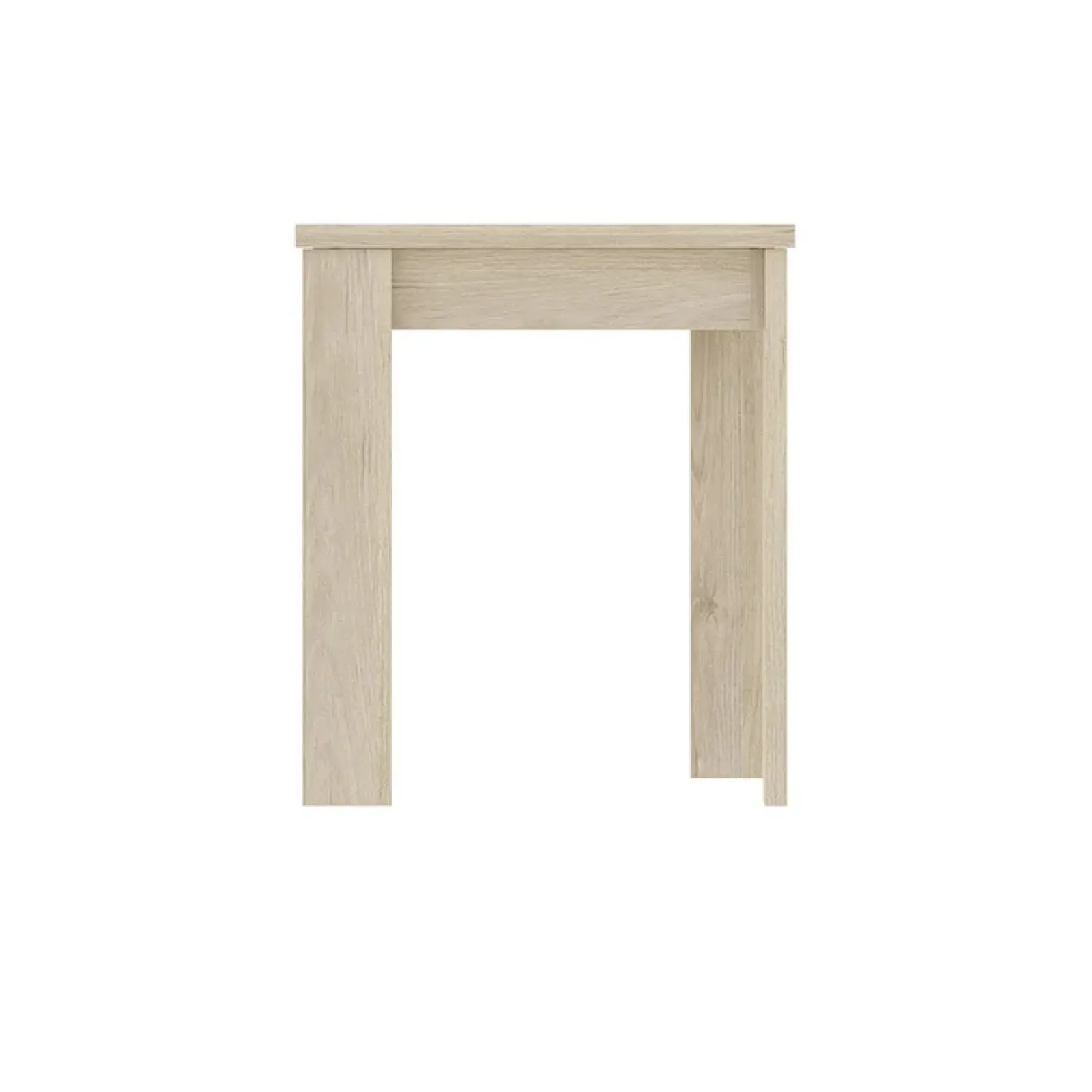 Garnero Arredamenti Tavoli In Legno|Tavoli Da Pranzo-Tavolo allungabile 67-134x67cm legno naturale Koke