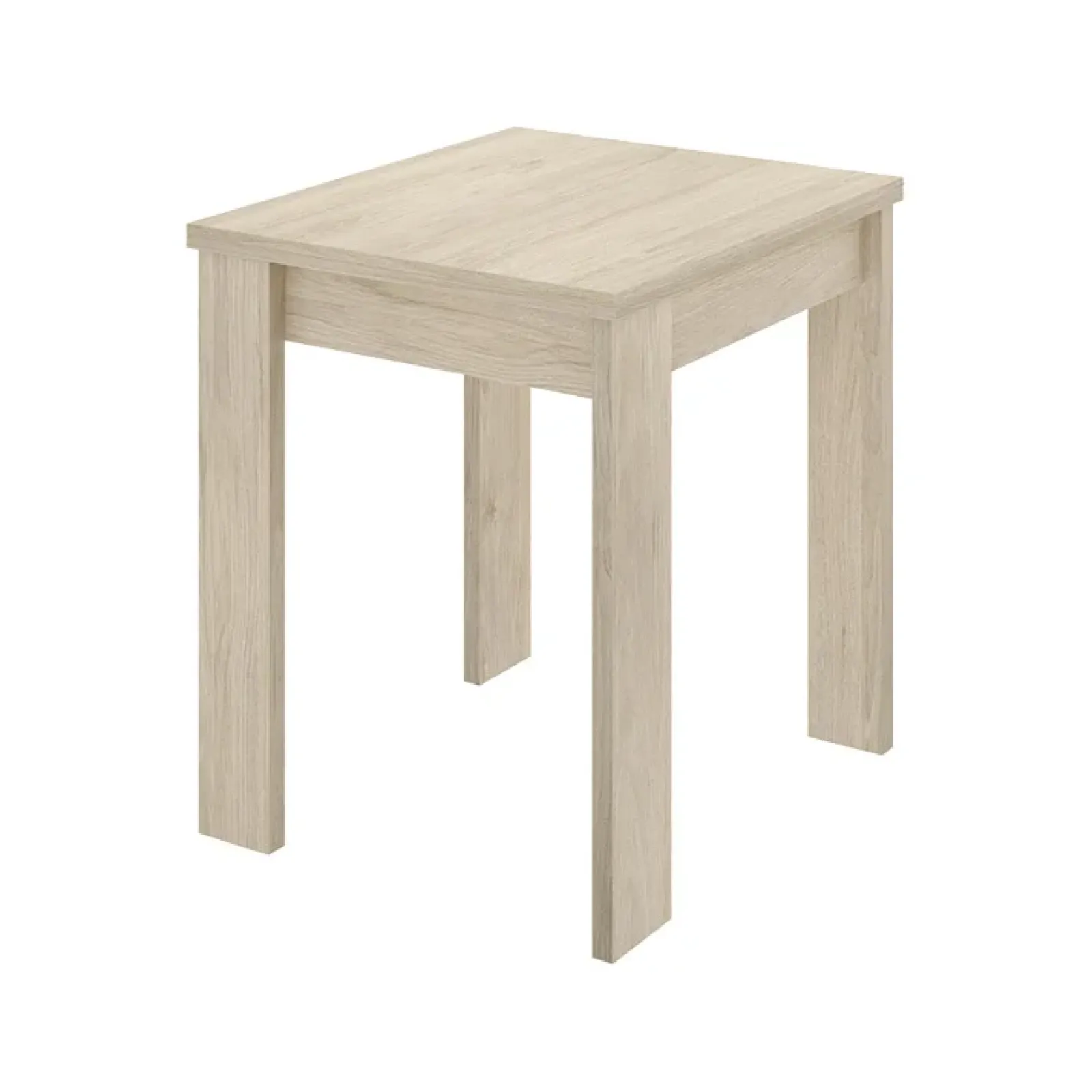 Garnero Arredamenti Tavoli In Legno|Tavoli Da Pranzo-Tavolo allungabile 67-134x67cm legno naturale Koke