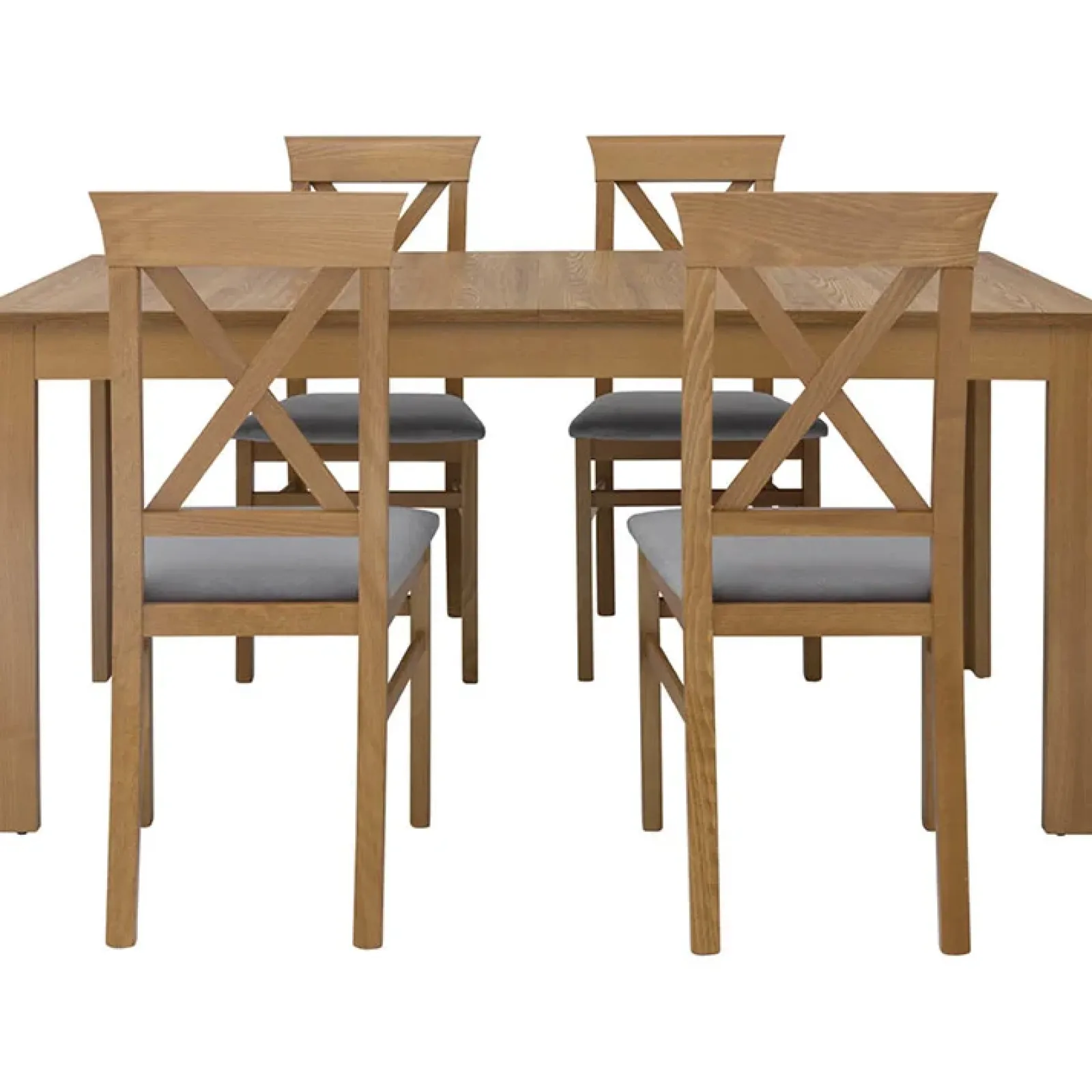 Garnero Arredamenti Tavoli In Legno|Tavoli Da Pranzo-Tavolo allungabile 160/200x76cm rovere scuro Lucca