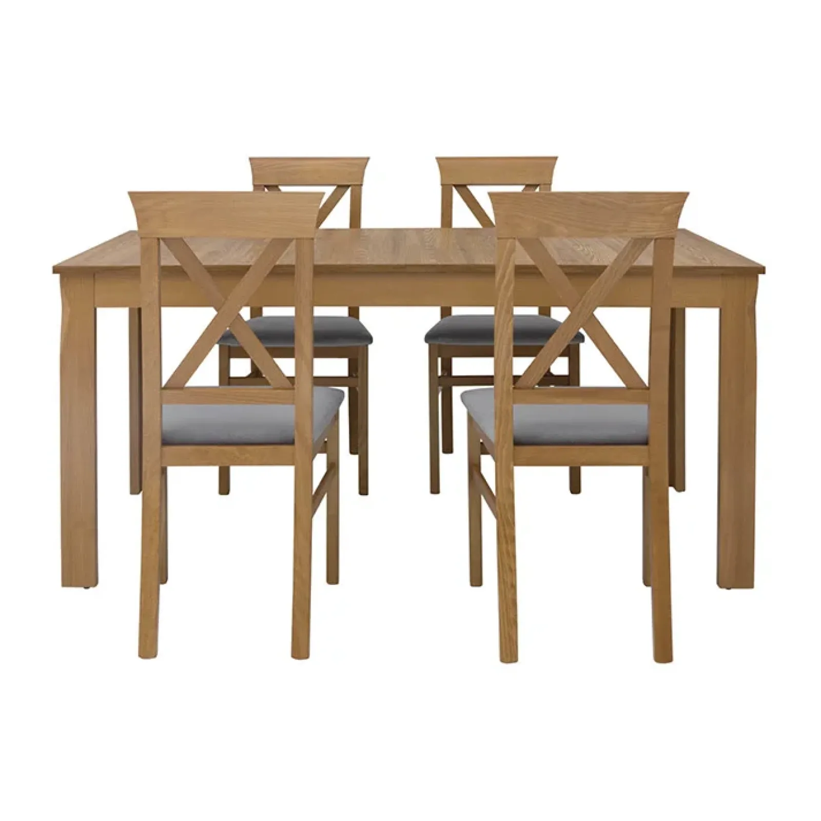 Garnero Arredamenti Tavoli In Legno|Tavoli Da Pranzo-Tavolo allungabile 160/200x76cm rovere scuro Lucca