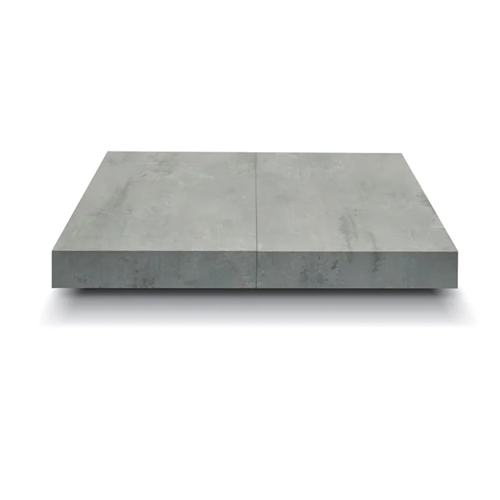 Garnero Arredamenti Tavoli Da Pranzo|Tavoli Allungabili-Tavolo 160/250cm allungabile grigio cemento gambe in antracite Hildago