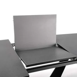 Garnero Arredamenti Tavoli Da Pranzo|Tavoli Allungabili-Tavolo 160/220cm allungabile moderno grigio scuro nero Sienna