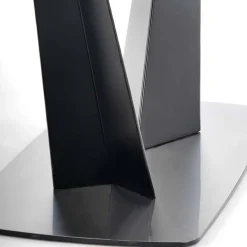 Garnero Arredamenti Tavoli Da Pranzo|Tavoli Allungabili-Tavolo 160/220cm allungabile moderno grigio scuro nero Sienna