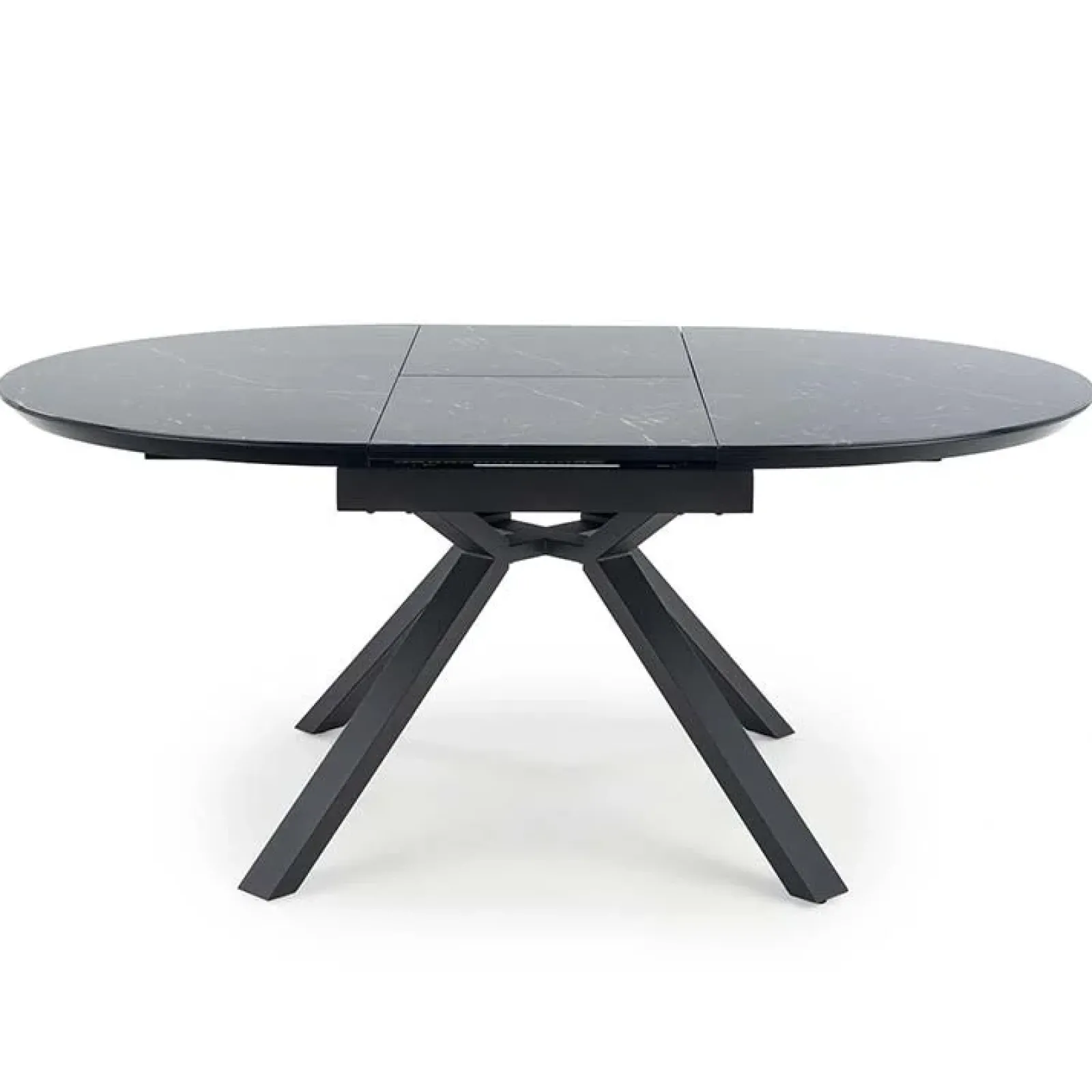 Garnero Arredamenti Tavoli Da Pranzo|Tavoli Allungabili-Tavolo 130/180cm allungabile moderno marmo nero Aspen
