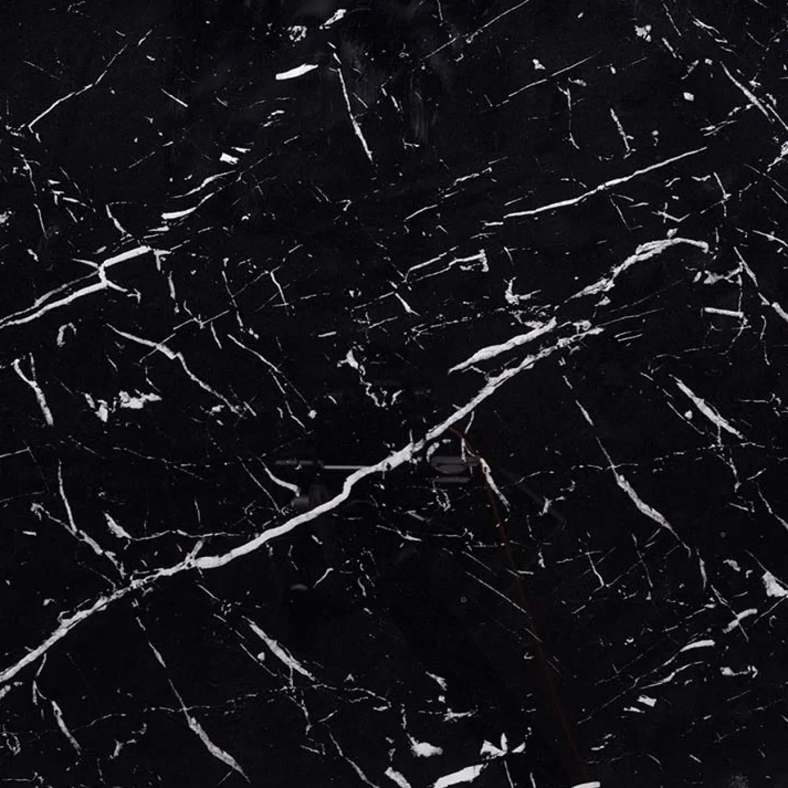 Garnero Arredamenti Tavoli Da Pranzo|Tavoli Allungabili-Tavolo 130/180cm allungabile moderno marmo nero Aspen