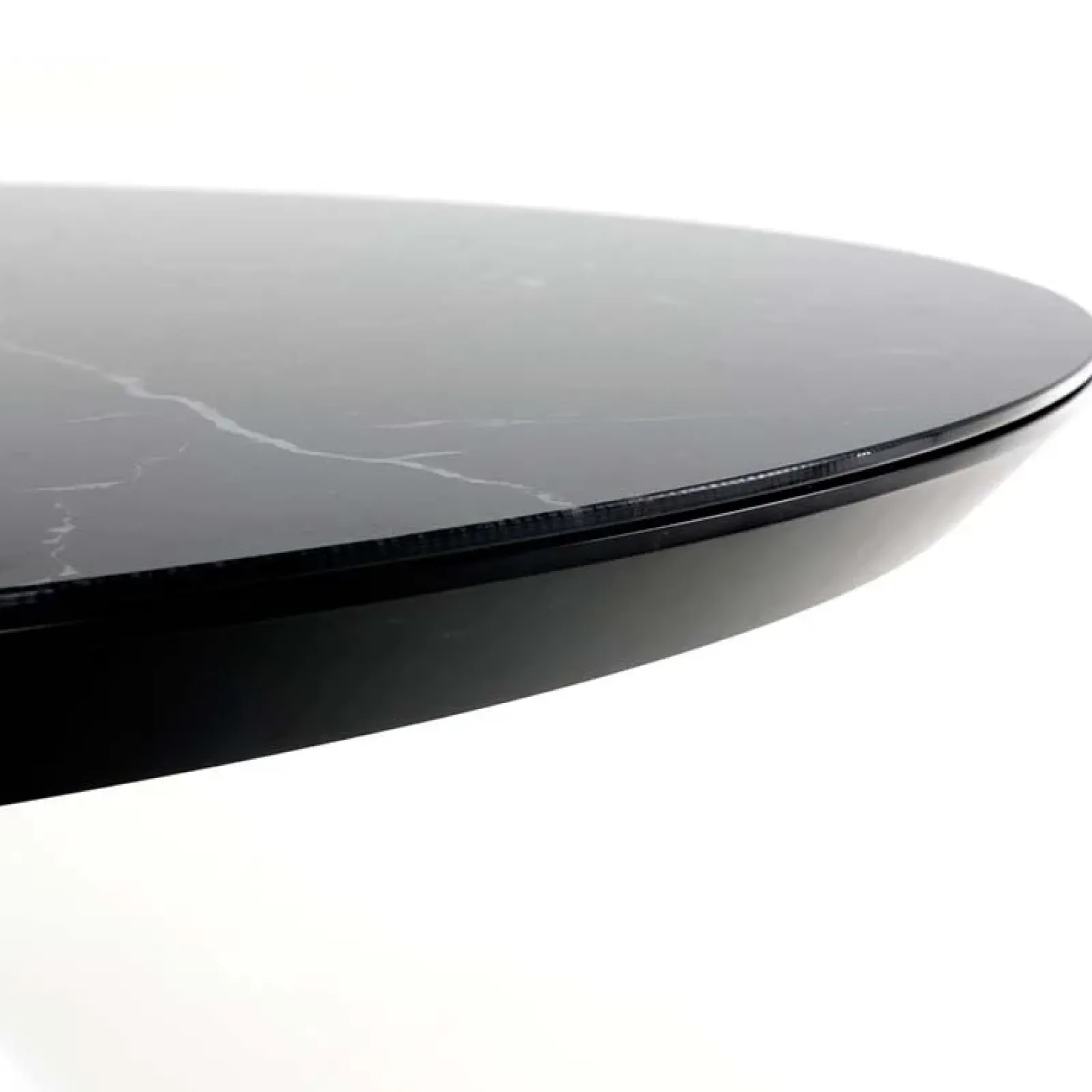 Garnero Arredamenti Tavoli Da Pranzo|Tavoli Allungabili-Tavolo 130/180cm allungabile moderno marmo nero Aspen