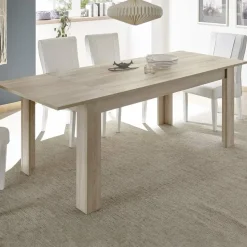 Garnero Arredamenti Tavoli Da Pranzo|Tavoli Allungabili-Tavolo 137/185cm allungabile moderno samoa Olimpo Obsession Rovere