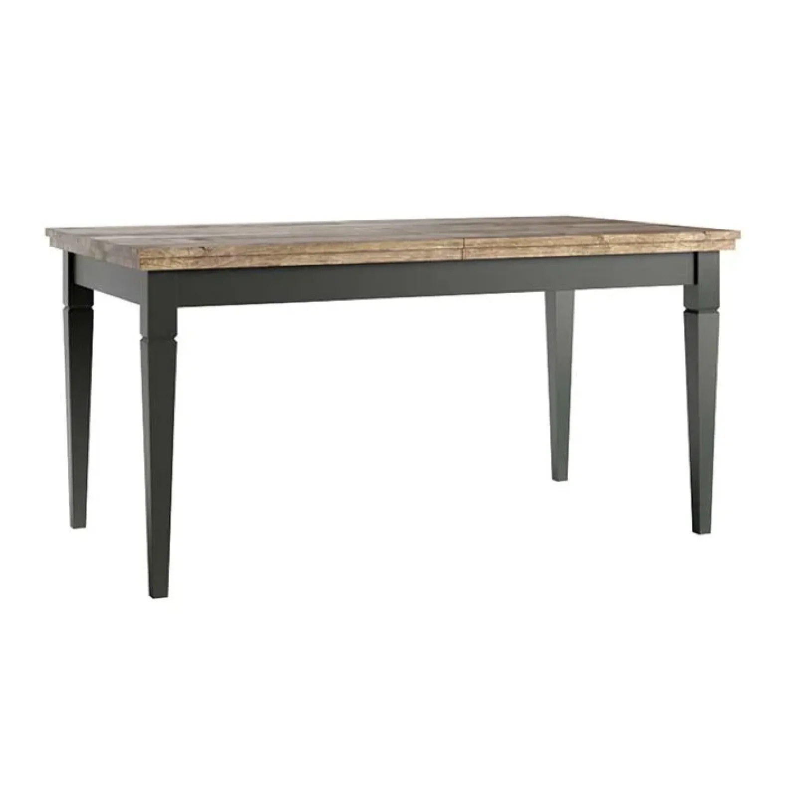Garnero Arredamenti Tavoli In Legno|Tavoli Da Pranzo-Tavolo 160/200/240cm allungabile moderno scuro quercia Texel Verde