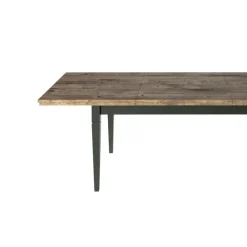 Garnero Arredamenti Tavoli In Legno|Tavoli Da Pranzo-Tavolo 160/200/240cm allungabile moderno scuro quercia Texel Verde