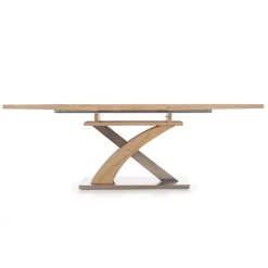 Garnero Arredamenti Tavoli In Legno|Tavoli Da Pranzo-Tavolo 160/220cm allungabile rovere sonoma Iride Gihome® Rovere - Grigio