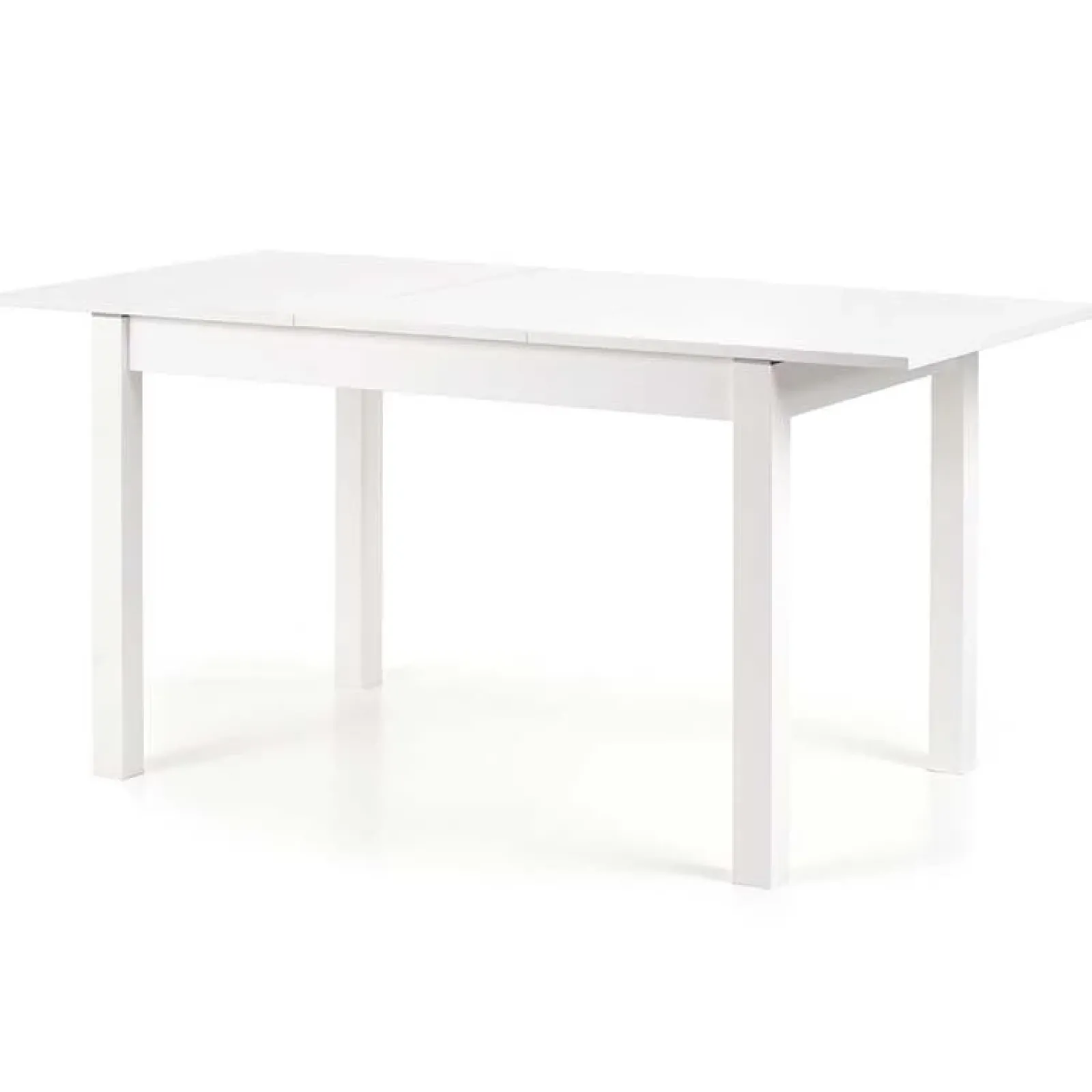 Garnero Arredamenti Tavoli Da Pranzo|Tavoli Allungabili-Tavolo 118/158cm allungabile salvaspazio moderno bianco Iceberg Bianco Opaco