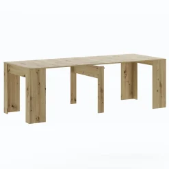 Garnero Arredamenti Consolle Allungabili|Consolle Allungabile-Tavolo 52/238cm consolle allungabile moderno Virginia Rovere Rustico