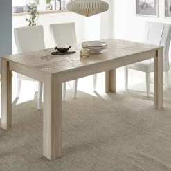 Garnero Arredamenti Tavoli In Legno|Tavoli Da Pranzo-Tavolo 137/185cm da pranzo allungabile moderno samoa Paradise Rovere