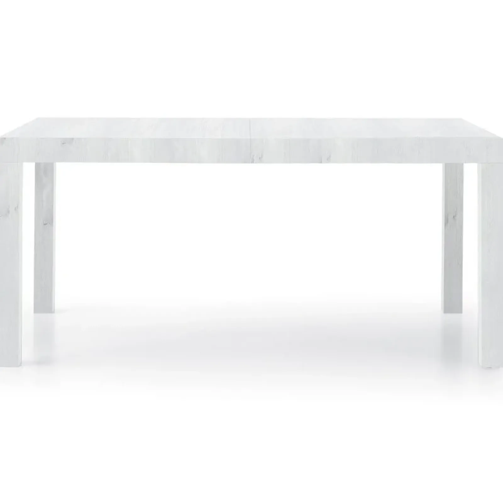 Garnero Arredamenti Tavoli In Legno|Tavoli Da Pranzo-Tavolo 160/260cm da pranzo allungabile bianco frassinato Lago Gihome®