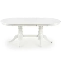 Garnero Arredamenti Tavoli In Legno|Tavoli Da Pranzo-Tavolo 150/190cm da pranzo allungabile moderno bianco lucido Duncan