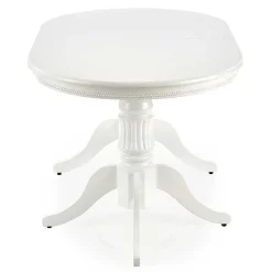 Garnero Arredamenti Tavoli In Legno|Tavoli Da Pranzo-Tavolo 150/190cm da pranzo allungabile moderno bianco lucido Duncan