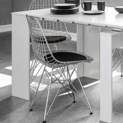 Garnero Arredamenti Consolle Allungabili|Consolle Allungabile-Tavolo consolle allungabile 51/237cm Asia Gihome® Bianco Lucido