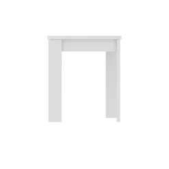 Garnero Arredamenti Tavoli Da Cucina|Tavoli Da Pranzo-Tavolo da cucina allungabile 67-134x67cm in legno bianco Koke