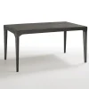 Garnero Arredamenti Tavoli Da Giardino|Tavoli Da Pranzo-Tavolo da giardino esterno bar dehors 150x74 cm antracite Levanzo