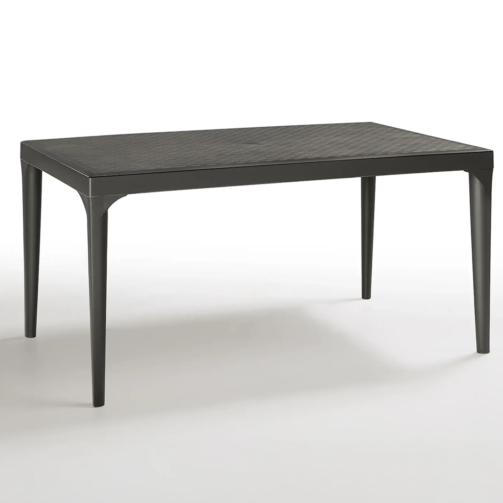 Garnero Arredamenti Tavoli Da Giardino|Tavoli Da Pranzo-Tavolo da giardino esterno bar dehors 150x74 cm antracite Levanzo