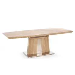 Garnero Arredamenti Tavoli Da Pranzo|Tavoli Allungabili-Tavolo da pranzo allungabile moderno 160/220cm rovere sonoma Crono