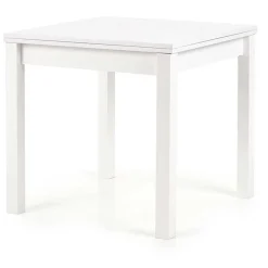 Garnero Arredamenti Tavoli In Legno|Tavoli Da Pranzo-Tavolo da pranzo allungabile moderno 80/160cm bianco Akainu Bianco Opaco