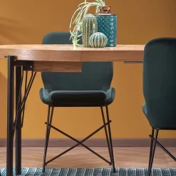 Garnero Arredamenti Tavoli In Legno|Tavoli Da Pranzo-Tavolo da pranzo allungabile moderno 100/300cm rovere nero Wally