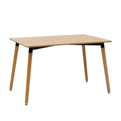 Garnero Arredamenti Tavoli In Legno|Tavoli Da Pranzo-Tavolo da pranzo moderno 120x80cm rovere Luserna