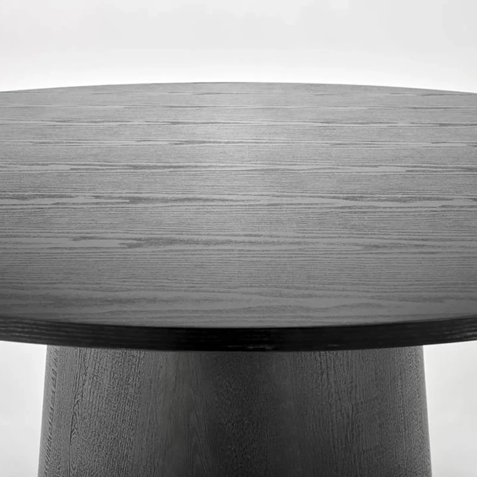 Garnero Arredamenti Tavoli Laccati|Tavoli Da Pranzo-Tavolo da pranzo rotondo 120x77cm nero Igino