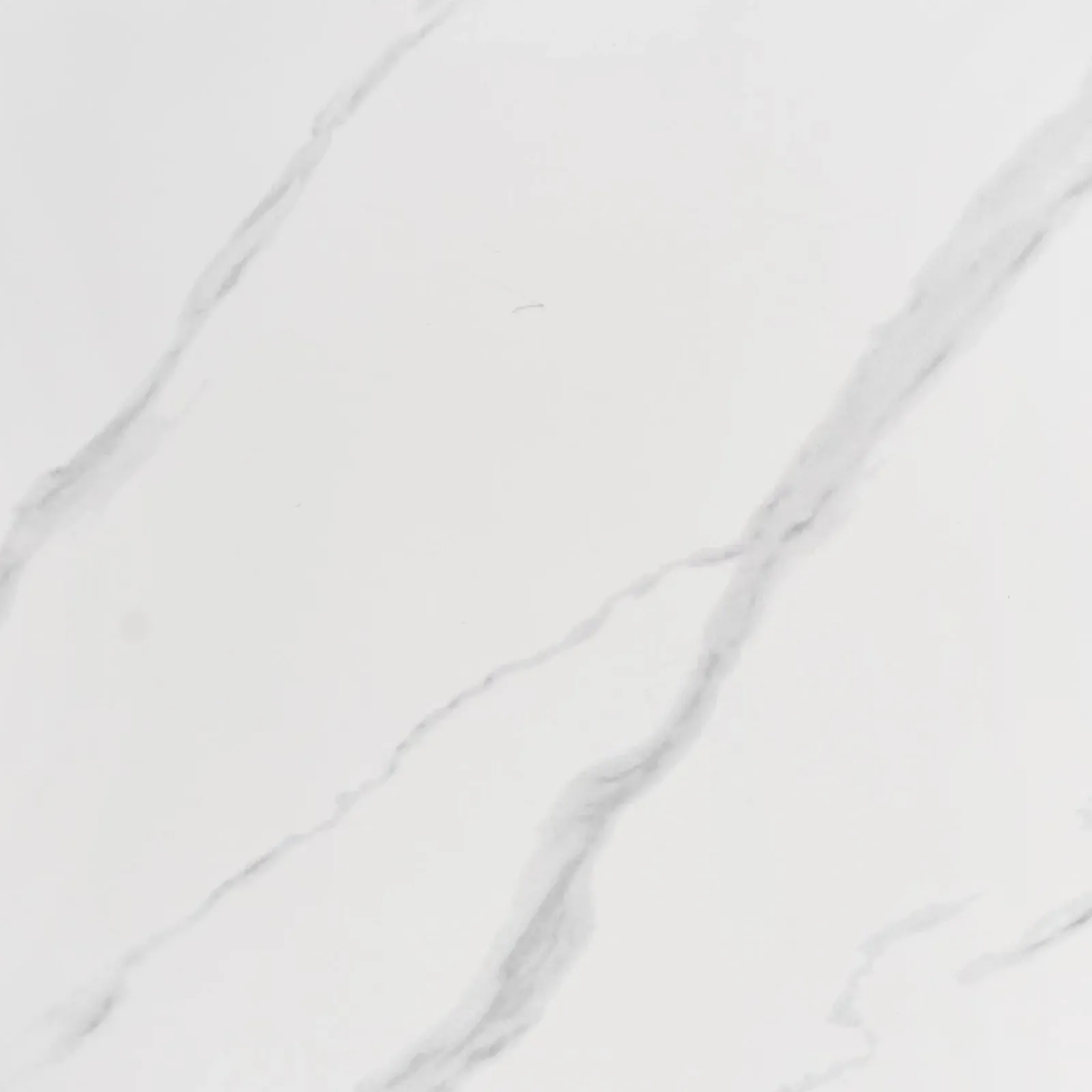 Garnero Arredamenti Tavoli In Vetro|Tavoli Da Pranzo-Tavolo da pranzo rotondo 120cm effetto marmo bianco cromato argento Selim Marmo bianco - Argento