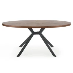 Garnero Arredamenti Tavoli In Legno|Tavoli Da Pranzo-Tavolo da pranzo 170x90cm design moderno noce nero Emilio