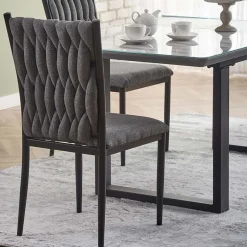 Garnero Arredamenti Tavoli Da Pranzo|Tavoli Allungabili-Tavolo in vetro 160/200cm allungabile marmo bianco grigio Jeff