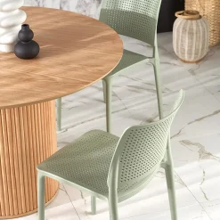 Garnero Arredamenti Tavoli In Legno|Tavoli Da Pranzo-Tavolo rotondo moderno 120x78cm rovere naturale Italo