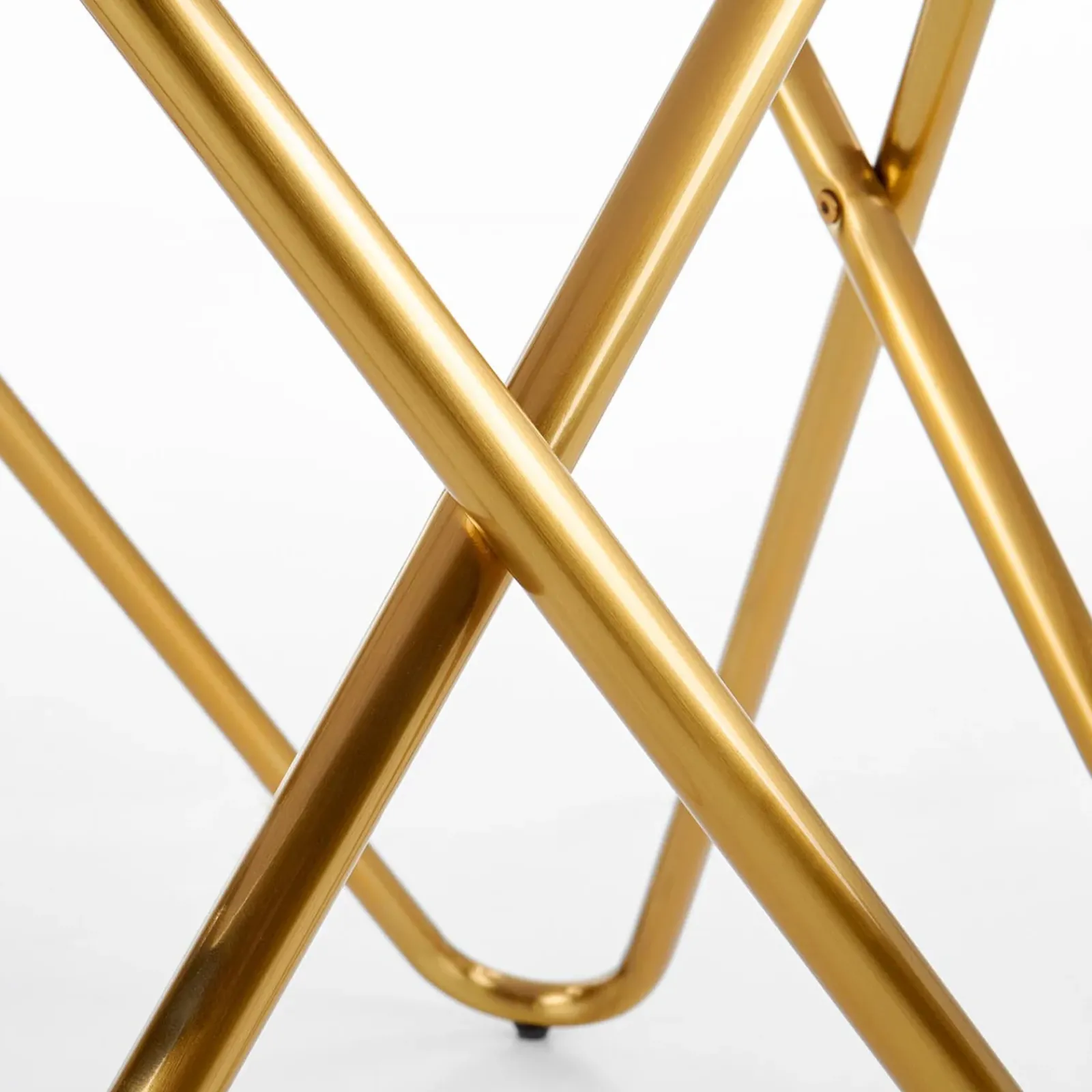 Garnero Arredamenti Tavoli Rotondi|Tavoli Da Pranzo-Tavolo rotondo 120x120cm moderno effetto marmo grigio acciaio oro Arak