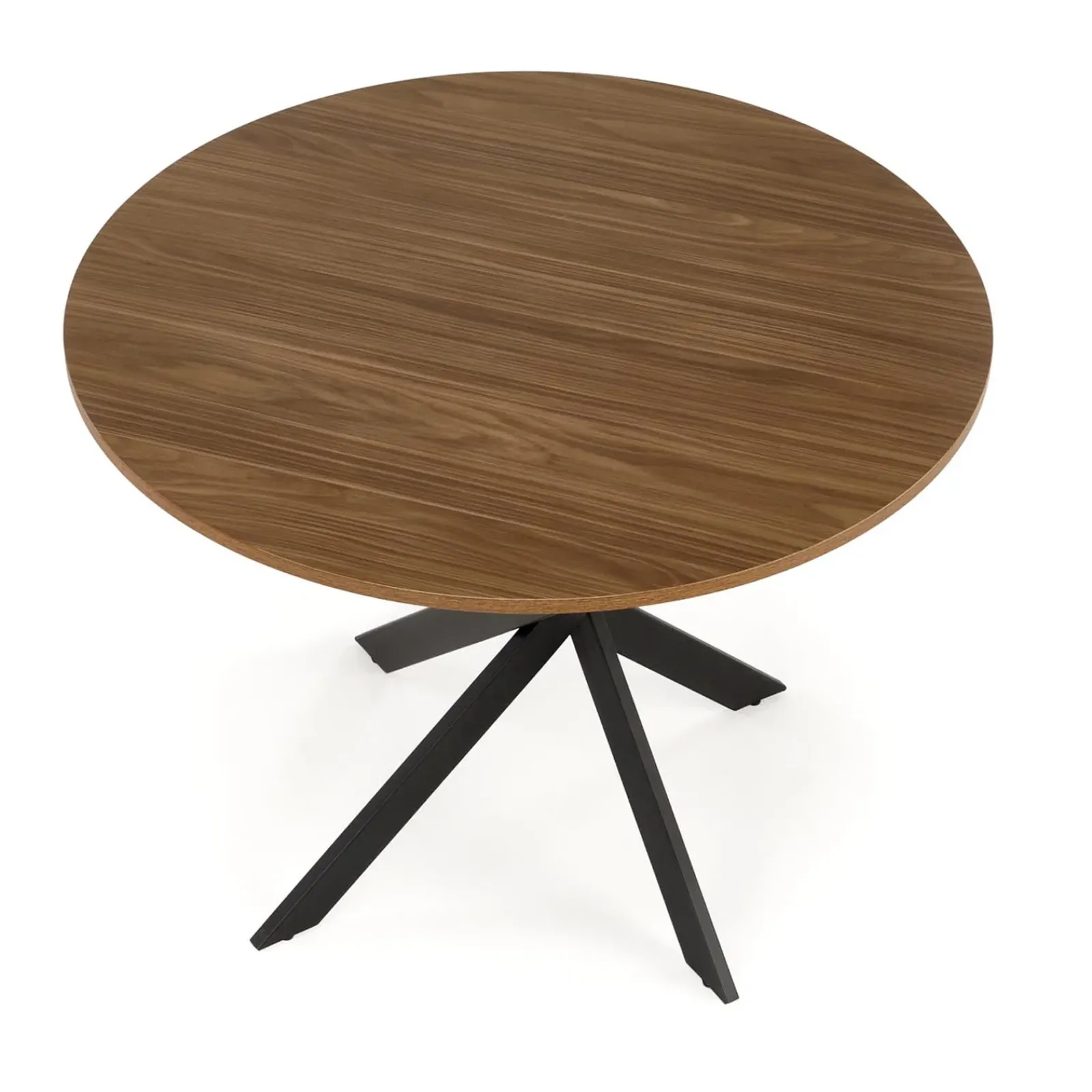 Garnero Arredamenti Tavoli Rotondi|Tavoli Da Pranzo-Tavolo rotondo 100x100cm moderno noce nero Dormelada Noce - Nero