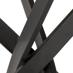 Garnero Arredamenti Tavoli Rotondi|Tavoli Da Pranzo-Tavolo rotondo 100x100cm moderno rovere nero Dormelada Rovere - Nero