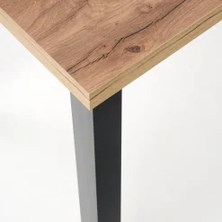 Garnero Arredamenti Tavoli In Legno|Tavoli Da Pranzo-Tavolo 120x68 cm da pranzo moderno rovere nero Wayne
