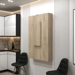 Garnero Arredamenti Tavoli Da Cucina|Tavoli Da Pranzo-Tavolo 135x203cm a scomparsa moderno rettangolare Hope Rovere