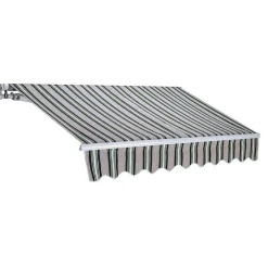 Garnero Arredamenti Tende Da Sole-Tenda da sole a bracci unito 250x200cm righe verdi Orsus Verde