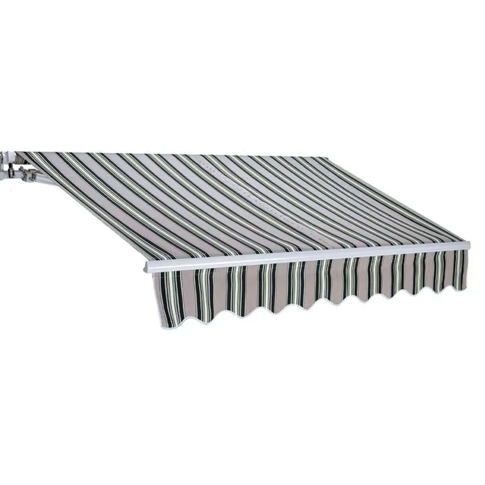 Garnero Arredamenti Tende Da Sole-Tenda da sole a bracci unito 250x200cm righe verdi Orsus Verde