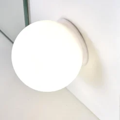 Garnero Arredamenti Toeletta Trucco-Toeletta da trucco con specchio 120x140cm con LED bianco Cherie Bianco Opaco