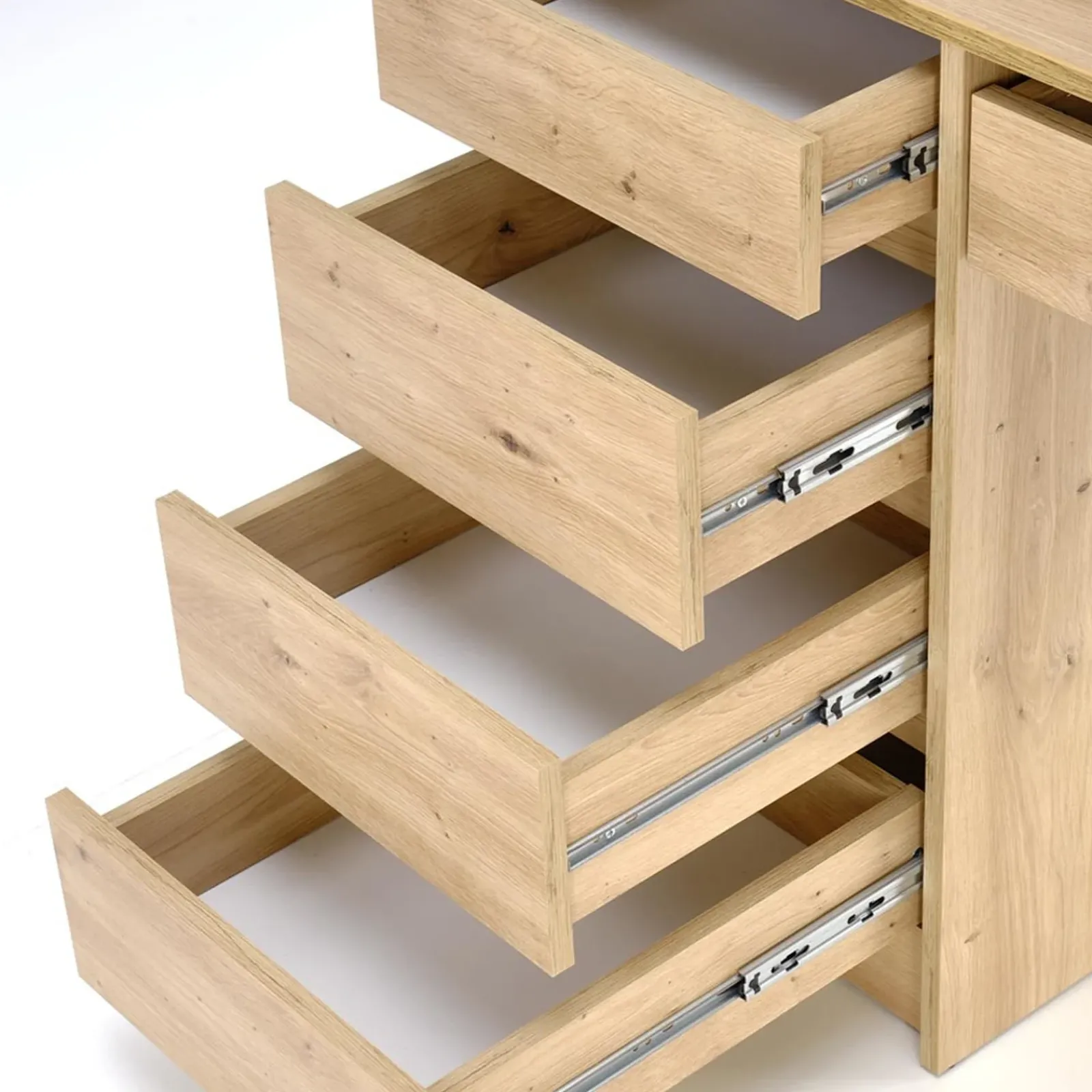 Garnero Arredamenti Toeletta Trucco-Toeletta da trucco con specchio 120x140cm con LED Cherie Rovere