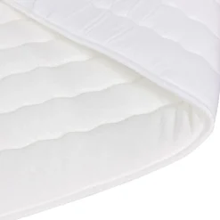 Garnero Arredamenti Topper|Topper-Topper piazza e mezza 120x200cm trapuntato imbottito con elastici bianco Corsica