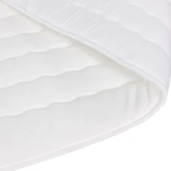 Garnero Arredamenti Topper|Topper-Topper singolo 90x200cm trapuntato imbottito con elastici bianco Corsica