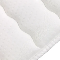 Garnero Arredamenti Topper|Topper-Topper singolo 90x200cm trapuntato imbottito con elastici bianco Corsica