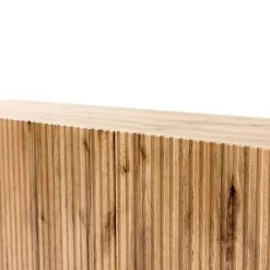 Garnero Arredamenti Vetrinette|Vetrinette-Vetrinetta 60x183h cm 1 anta moderna cannettato Essence Quercia