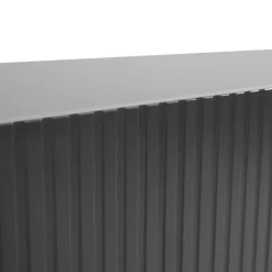 Garnero Arredamenti Vetrinette|Vetrinette-Vetrinetta 60x183h cm 1 anta moderna cannettato Essence Antracite